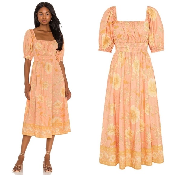 Spell and the Gypsy Sloan Soiree Dress Peach - Picture 7 of 7